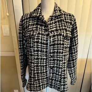 Chicos Tweed Jacket. Size 2.